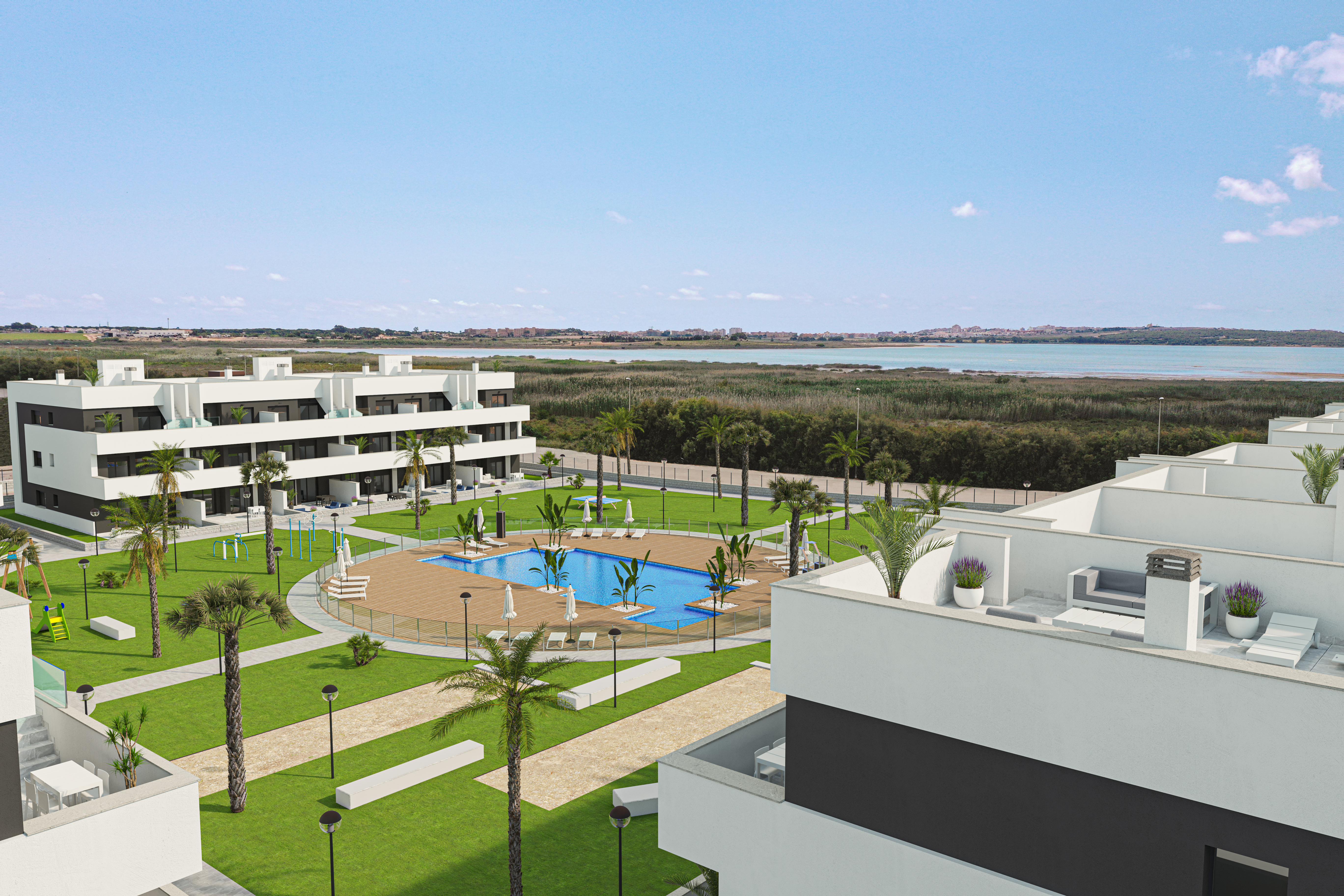 Imagen de  Apartamentos de 2 y 3 dormitorios totalmente amueblados. Residencias de lujo rodeadas de calma